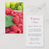 Visitekaartje vers fruit (Voorkant / Achterkant)