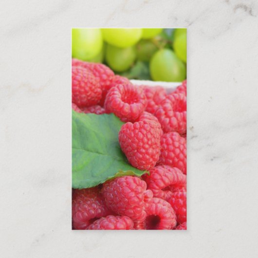 Visitekaartje vers fruit (Voorkant)