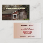 Visitekaartje verse eieren (Voorkant / Achterkant)