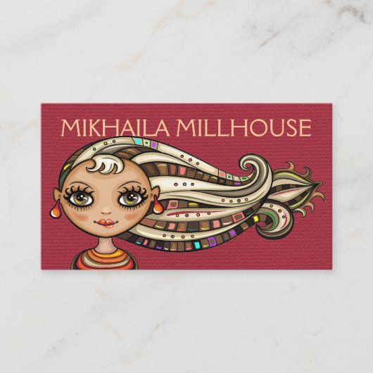 Visitekaartje versie - Society Diva (Voorkant)