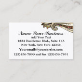 Visitekaartje versie - Society Diva (Achterkant)