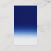 Visitekaartje Verticaal blauw Oranje hout (Achterkant)