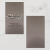 Visitekaartje Verticaal grafisch logo (Voorkant / Achterkant)