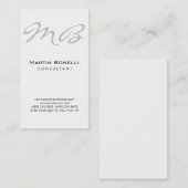 Visitekaartje Verticaal grafisch logo (Voorkant / Achterkant)