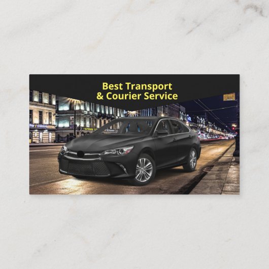 Visitekaartje vervoersservice (Achterkant)