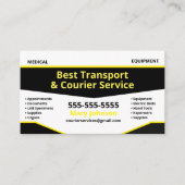 Visitekaartje vervoersservice (Voorkant)