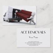 Visitekaartje verwijderen (Voorkant / Achterkant)