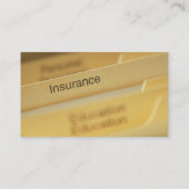 Visitekaartje verzekering (Achterkant)