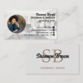 Visitekaartje verzekeringsagent | Hypothecaire mak (Voorkant / Achterkant)