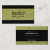 Visitekaartje verzekeringsmakelaar - Eenvoudige st (Voorkant / Achterkant)