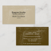 Visitekaartje verzekeringsmakelaar - Eenvoudige st (Voorkant / Achterkant)