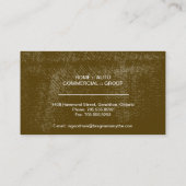 Visitekaartje verzekeringsmakelaar - Eenvoudige st (Achterkant)