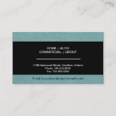 Visitekaartje verzekeringsmakelaar - Eenvoudige st (Achterkant)