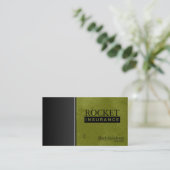 Visitekaartje verzekeringsmakelaar - verfijnd (Staand voorkant)