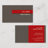 Visitekaartje, vet {aanpasbare achtergrond} visitekaartje (Voorkant / Achterkant)