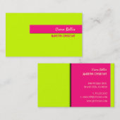 Visitekaartje, vet {aanpasbare achtergrond} visitekaartje (Voorkant / Achterkant)