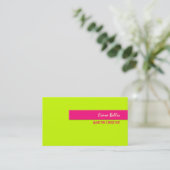 Visitekaartje, vet {aanpasbare achtergrond} visitekaartje (Staand voorkant)