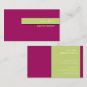 Visitekaartje, vet {aanpasbare achtergrond} visitekaartje (Voorkant / Achterkant)