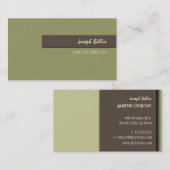 Visitekaartje, vet {aanpasbare achtergrond} visitekaartje (Voorkant / Achterkant)