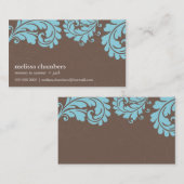 VISITEKAARTJE  vet bloeien (Voorkant / Achterkant)