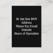 Visitekaartje Vet IV (Achterkant)