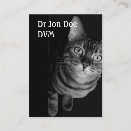 Visitekaartje Vet IV (Voorkant)