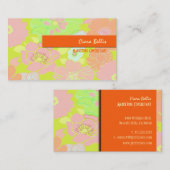 Visitekaartje, vette papavers visitekaartje (Voorkant / Achterkant)