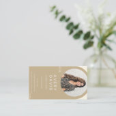 Visitekaartje-videobewerker Contactkaartje (Staand voorkant)