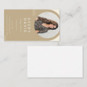 Visitekaartje-videobewerker Contactkaartje (Voorkant / Achterkant)