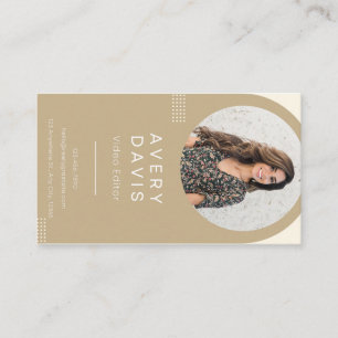 Visitekaartje-videobewerker Contactkaartje