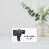 Visitekaartje videocamcorder (Staand voorkant)