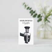 Visitekaartje  videocamcorder (Staand voorkant)