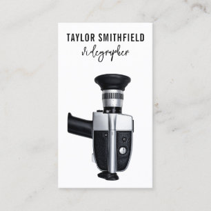 Visitekaartje  videocamcorder