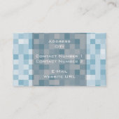 Visitekaartje vierkant patroon (Achterkant)