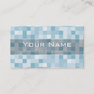 Visitekaartje vierkant patroon