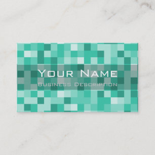 Visitekaartje vierkant patroon