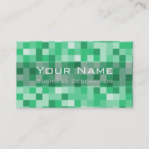 Visitekaartje vierkant patroon