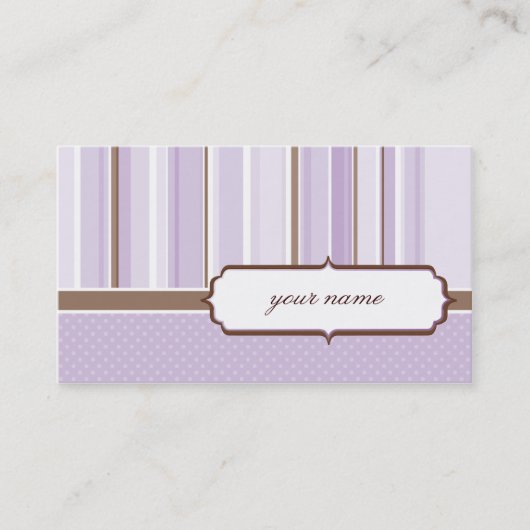 VISITEKAARTJE: vintage 1 Visitekaartje (Voorkant)