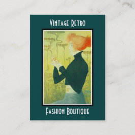 Visitekaartje Vintage Retro Mode Boetiek Winkel