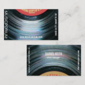 visitekaartje vinylrecord (Voorkant / Achterkant)