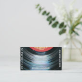 visitekaartje vinylrecord (Staand voorkant)