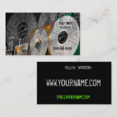 visitekaartje vinylrecord (Voorkant / Achterkant)