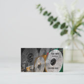 visitekaartje vinylrecord (Staand voorkant)