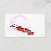 Visitekaartje Violin in Piano (Voorkant)