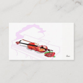 Visitekaartje Violin in Piano