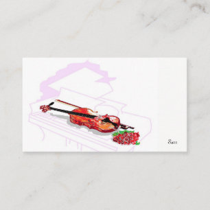 Visitekaartje Violin in Piano
