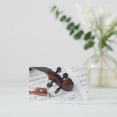 Visitekaartje: Violin Lessons Visitekaartje (Staand voorkant)