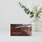 Visitekaartje: Violin Lessons Visitekaartje (Staand voorkant)