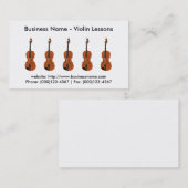 Visitekaartje: Violin Lessons Visitekaartje (Voorkant / Achterkant)