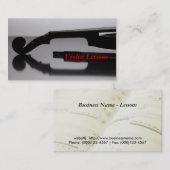 Visitekaartje: Vioollessen Visitekaartje (Voorkant / Achterkant)